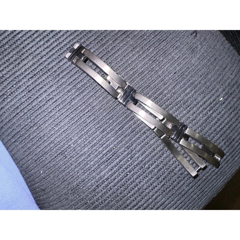 Titanium bracelet with a minimalist, modern design
